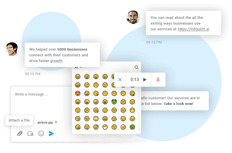 InfoPilot.ai AI chatbot training editor