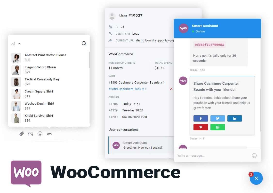 Woocommerce Marketing App